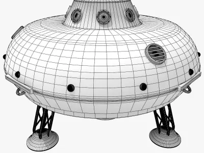 UFO Sci-Fi 3D model
