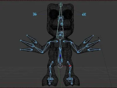 Agumon 3d rigged Low-poly 3D model