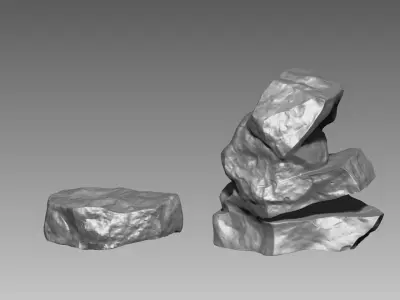 Rocking poly 3D model