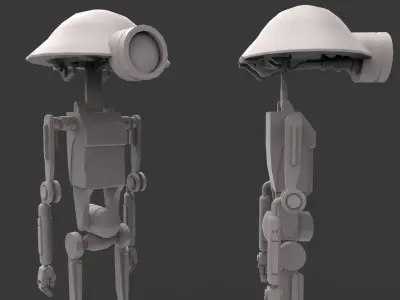 Pit Droid 3D model purchase