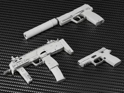 CS2 Whiteout Collection 3D model