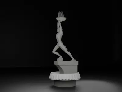 Pemuda Membangun Monument 3D model