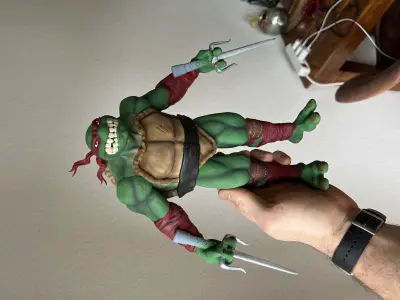 TMNT Turtle Raphael with Sais 3D print model