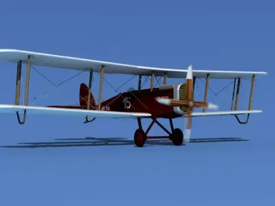 Airco DH-4 V01 US Air Mail 3D model