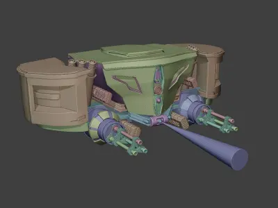 drone Sci-Fi Drone 3D Model Low-poly 3D model