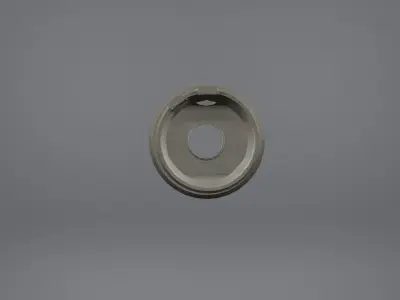 DTK-2 Zenit Muzzle Brake Compensator Low-poly 3D model