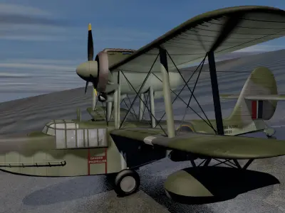 Supermarine SeaOtter 3D model