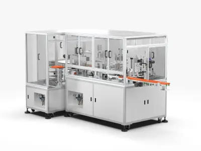 Automatic Rotor Micro Motor Polishing Integrated Machine 3D model