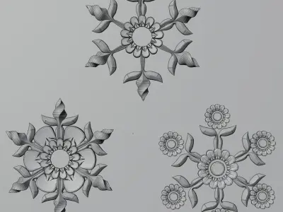 Ornament Element Free 3D model