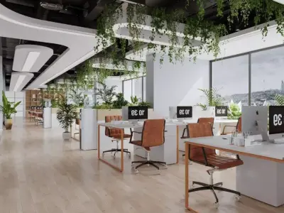 Modern Office Interior 3D model