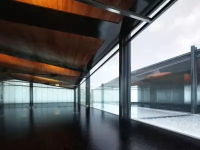 Large Space For Gallery Or Museum 3D model