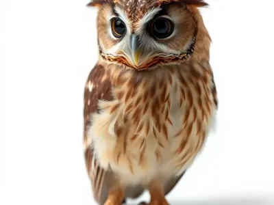 Majestic Owl Feathered model pack Low-poly 3D model