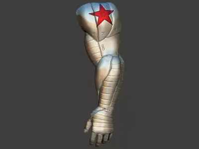 Winter Soldier Metal Arm  3D print model