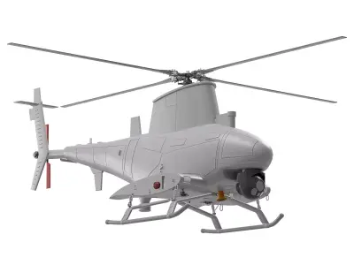 Northrop Grumman MQ-8 Fire Scout drone 3D model