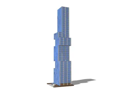 Commercial high-rise 04 3D model