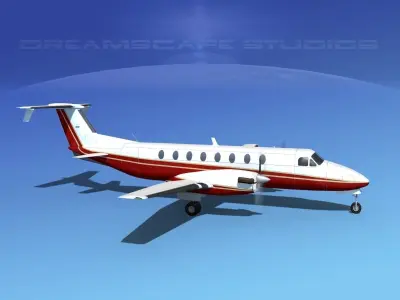 Beechcraft B1900C V11 3D model