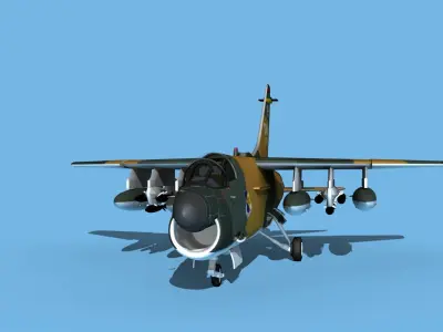 Chance Vought A-7E Corsair II V01 USAF 3D model