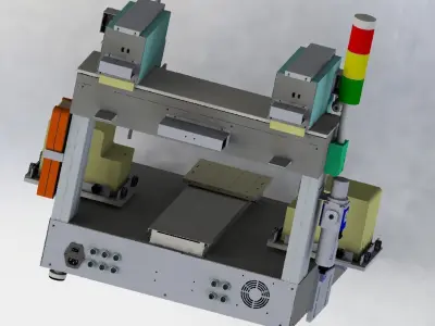 Table type screw machine 3D model