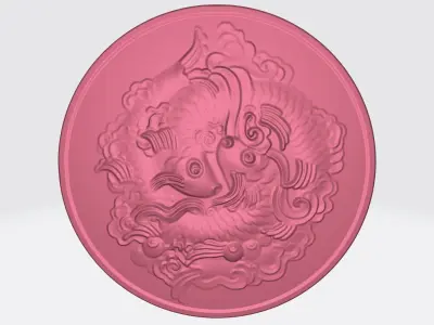 FISH RELIEF  3D model