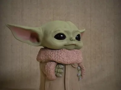 Star Wars Grogu 3D Printable Mug 3D print model