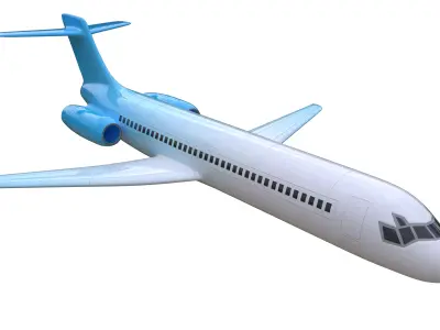 Airplane Free low-poly 3D model