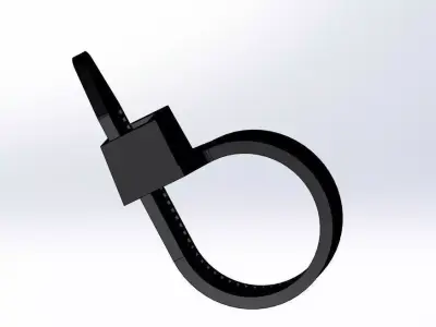 Zip Tie Free 3D model