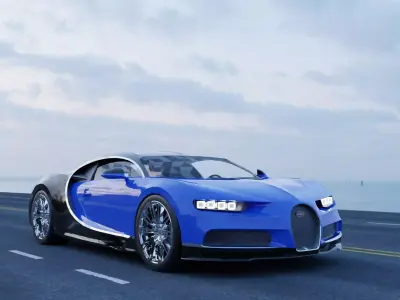 Bugatti Chiron Free 3D model