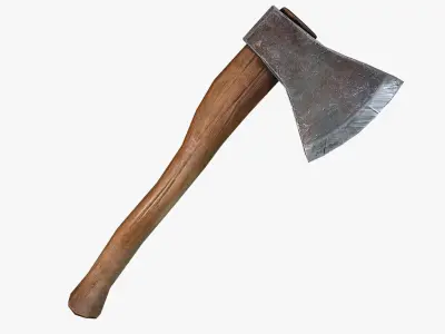 Axe PBR Low-poly 3D model