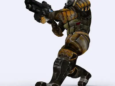 Josh elite trooper Low-poly 3D model