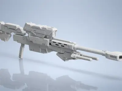 GN Sniper Rifle 3D model