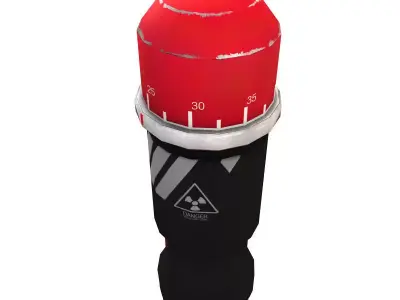 Grenades fire extinguisher Low-poly 3D model