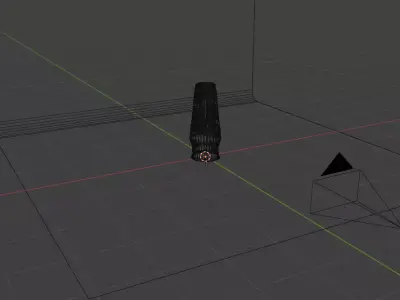 Narrow top vase helix 3D model