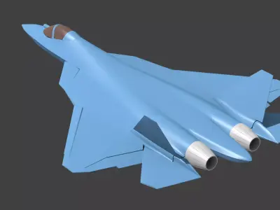 MAVERICK Sukhoi Su-57 3D print model
