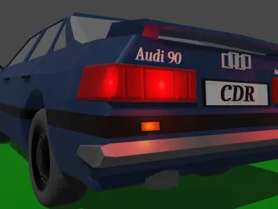Audi 90 Free 3D model