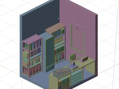 Small Kiosk 3D model