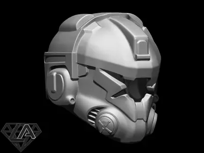 Titanfall pilot helmet 3D print model