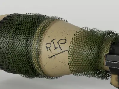 Tactical Scope - Maya Arnold Shader 3D model