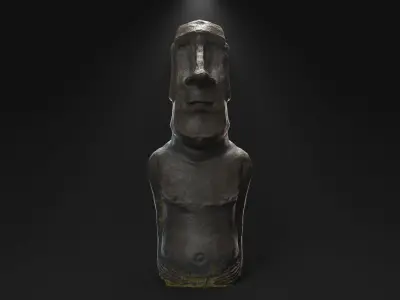 Moai statue - Easter Island statue 3D model