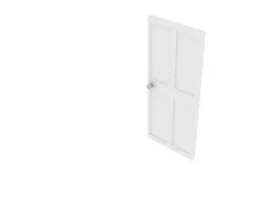 Door 3D Low-poly 3D model