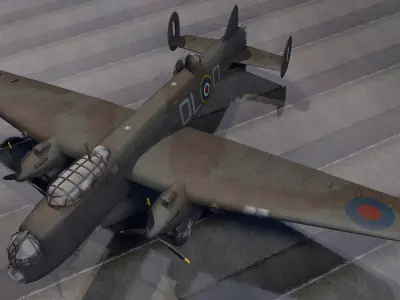Avro Manchester Mk-1 3D model