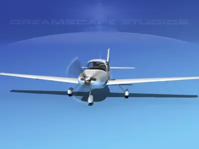 Cirrus SR22 V04 3D model