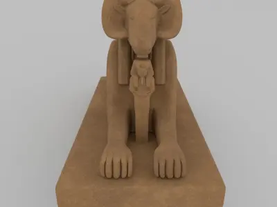 Sphinx Ram 3D model
