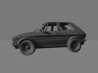 Alfa Romeo 145  Static 3D Printable Model 3D model
