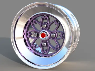 Hayashi Sakura rim 3D model