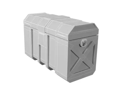 Sci-fi Container Low-poly 3D model