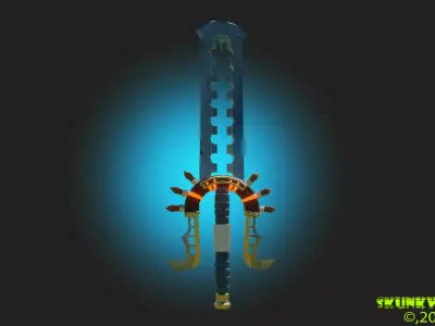 Sword Concept 01 Low-poly 3D model
