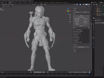 Fugitive Predator from The Predator 2018 3D print model