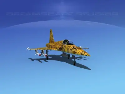 Northrop F-5E Tiger V15 Navy 3D model