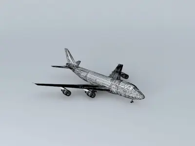 Template Boeing 747 200B GE Free 3D model