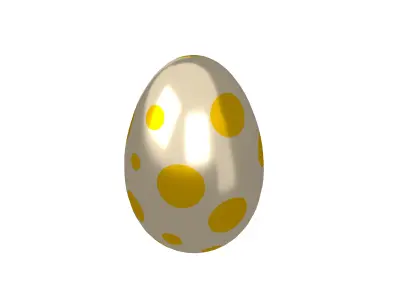 Dinosaur Egg v2 Pack Low-poly 3D model